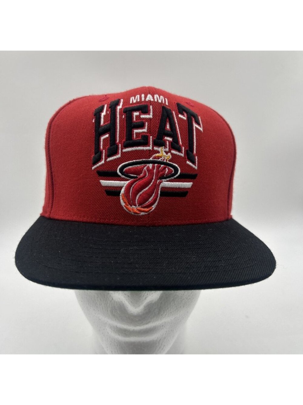 Miami Heat Mitchell & Ness NBA Hardwood Classics Adjustable Snapback Cap Hat